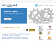Tablet Screenshot of iwebslog.com